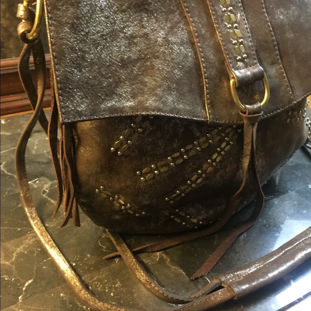 Calleen Cordero Leather Bag Brown with Shine